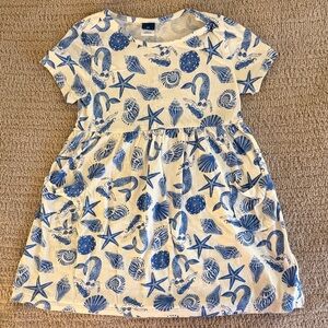 Old Navy Nautical Blue and White Dress